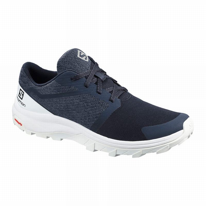 Salomon Singapore Mens Hiking Shoes - OUTBOUND Navy/White | 41892-LQVZ